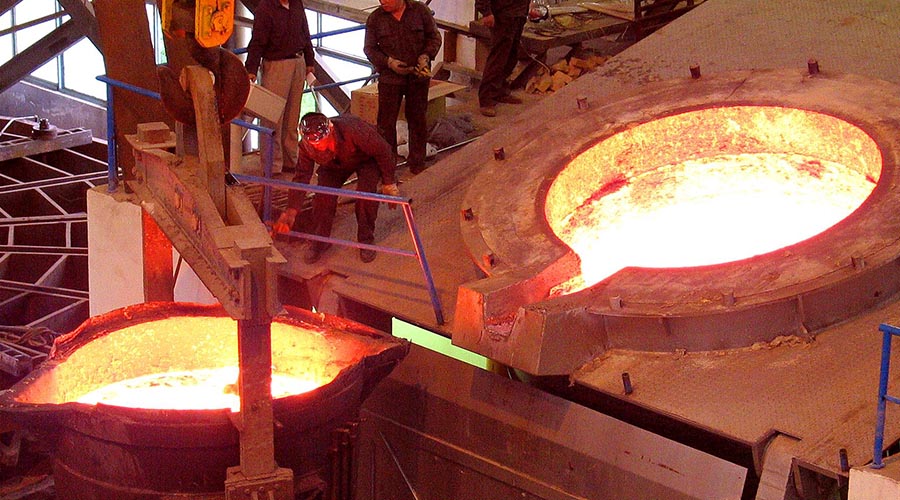 Induction furnace steelmaking